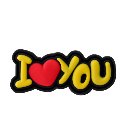 جیبیتز طرح I Love You مخصوص کفش کراکس – محصول عاشقانه برند کوهبر