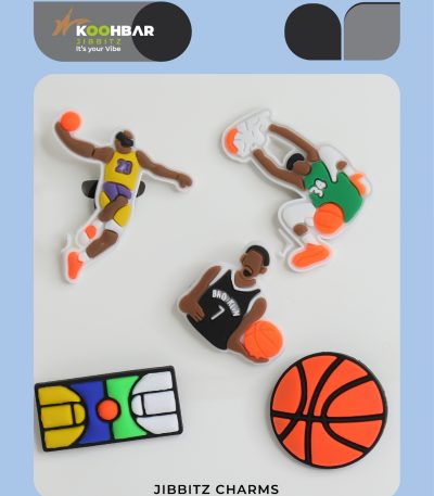 کالکشن جیبییتز طرح بسکتبال برای تزئین کفش کراکس برند کوهبر