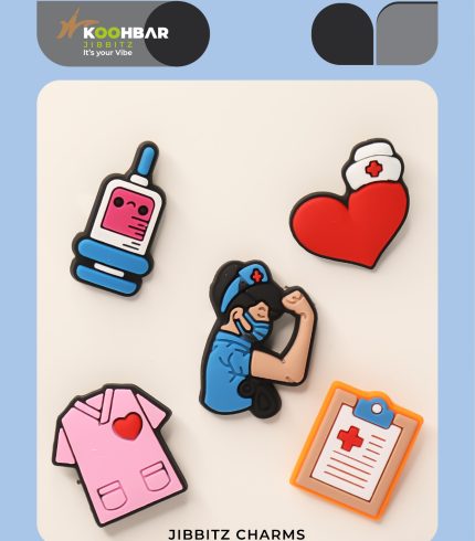 کالکشن جیبیتز طرح پزشکی برای تزئین کفش کراکس برند کوهبر