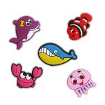 کالکشن جیبیتز طرح دریایی برای تزئین کفش کراکس برند کوهبر