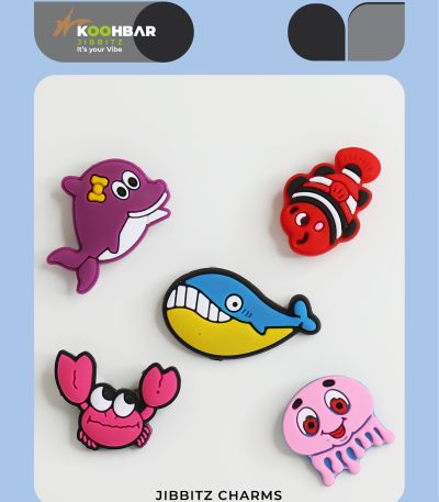 کالکشن جیبیتز طرح دریایی برای تزئین کفش کراکس برند کوهبر