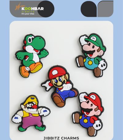 کالکشن جیبیتز طرح ماریو برای تزئین کفش کراکس برند کوهبر