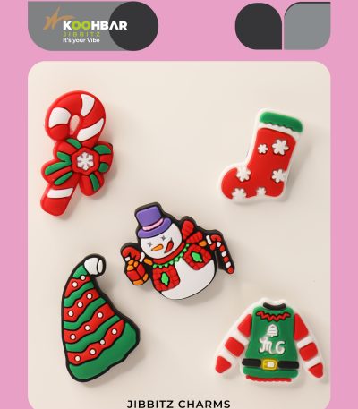 کالکشن جیبیتز طرح آدم برفی و کریسمس برای تزئین کفش کراکس برند کوهبر