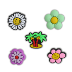 کالکشن جیبیتز طرح نخل و گل برای تزئین کفش کراکس برند کوهبر