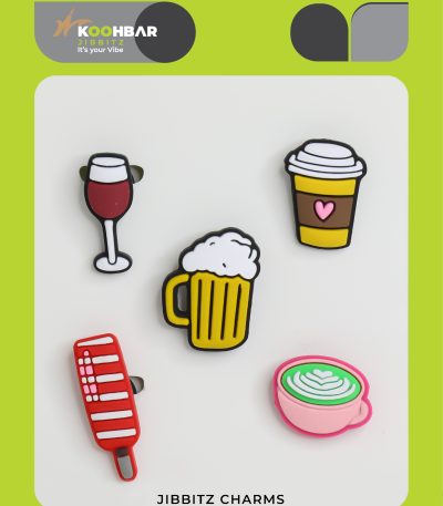 کالکشن جیبیتز طرح نوشیدنی برای تزئین کفش کراکس برند کوهبر