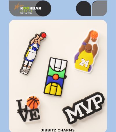 کالکشن جیبیتز طرح زمین بسکتبال برای تزئین کفش کراکس برند کوهبر