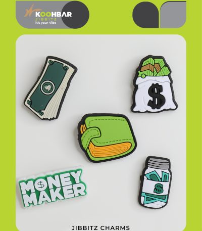 کالکشن جیبیتز طرح کیف پول برای تزئین کفش کراکس برند کوهبر