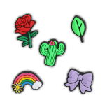 کالکشن جیبیتز طرح کاکتوس برای تزئین کفش کراکس برند کوهبر