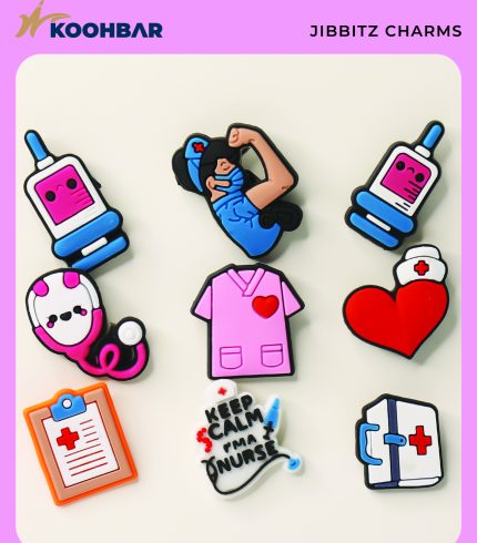 کالکشن جیبیتز طرح پزشکی برای تزئین کفش کراکس برند کوهبر