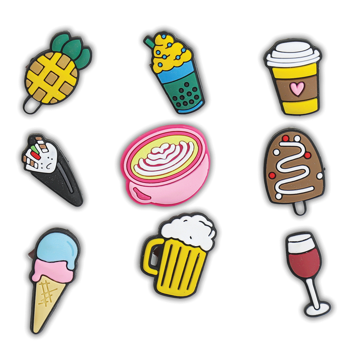 کالکشن جیبیتز طرح نوشیدنی برای تزئین کفش کراکس برند کوهبر کالکشن جیبیتز طرح نوشیدنی برای تزئین کفش کراکس برند کوهبر