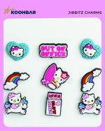 کالکشن جیبیتز طرح کیتی برای تزئین کفش کراکس برند کوهبر