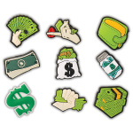 کالکشن جیبیتز طرح دلار برای تزئین کفش کراکس برند کوهبر