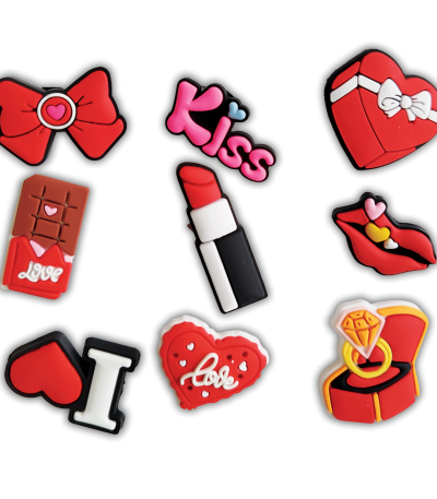 کالکشن جیبیتز طرح Love برای تزئین کفش کراکس برند کوهبر