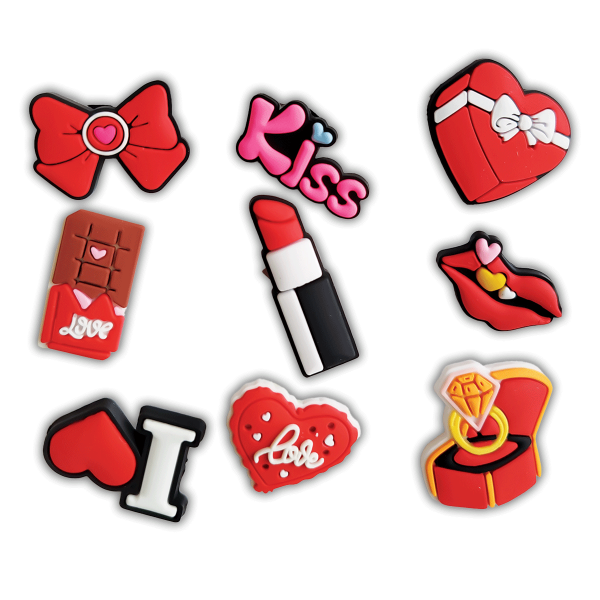 کالکشن جیبیتز طرح Love برای تزئین کفش کراکس برند کوهبر