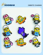 کالکشن جیبیتز طرح مینیون برای تزئین کفش کراکس برند کوهبر