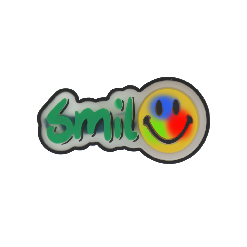 خرید جیبیتز چراغدار طرح smile مناسب کفش فانتزی بچه‌گانه و نوجوانانه