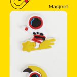 پک جیبیتز مگنتی طرح فضایی | مگنت سیلیکونی تزئینی – برند کوهبر