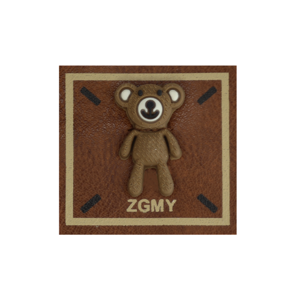 خرید مارک لباس چرمی با طرح خرس و نوشته ژلاتینی، تولید برند کوهبر