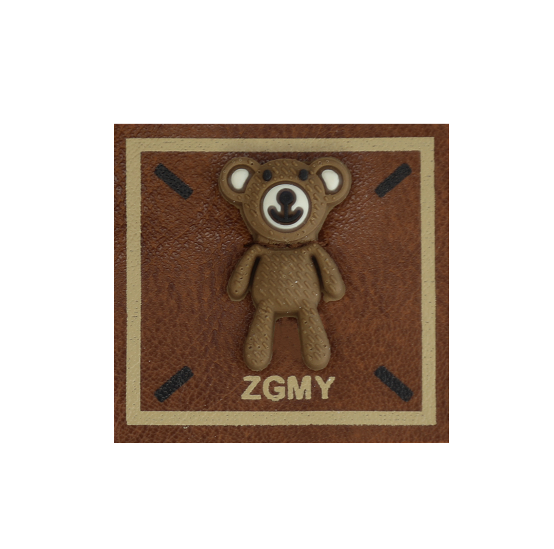 مارک لباس چرمی بچگانه با طرح خرس و نوشته ژلاتینی، تولید برند کوهبر خرید مارک لباس چرمی با طرح خرس و نوشته ژلاتینی، تولید برند کوهبر