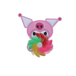 جیبیتز اسپینری کرومی با طراحی فانتزی شخصیت Kuromi و پره چرخان رنگی مخصوص کفش کراکس