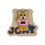 خرید مارک لباس چرمی با طرح خرس ok و نوشته ژلاتینی، تولید برند کوهبر