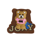 خرید مارک لباس چرمی با طرح خرس ok و نوشته ژلاتینی، تولید برند کوهبر