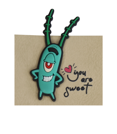 خرید مارک لباس چرمی با طرح پلانکتون و نوشته ژلاتینی، تولید برند کوهبر