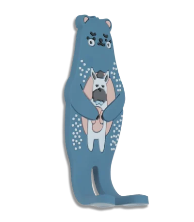آویز مگنتی طرح خرس آبی 4