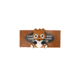 مارک لباس ترکیبی با جیبیتز طرح خرس | اتیکت چرم و سیلیکون با کیفیت تولید کوهبر برای پوشاک عمده