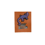 مارک لباس ترکیبی با جیبیتز طرح مارمولک اتیکت چرم و سیلیکون با کیفیت تولید کوهبر برای پوشاک عمده