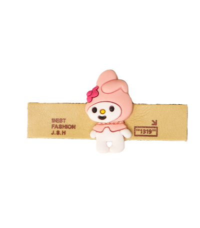 مارک لباس ترکیبی چرمی با طرح ملودی، مناسب دوخت روی پوشاک، قابل سفارشی‌سازی برای تولیدی‌ها