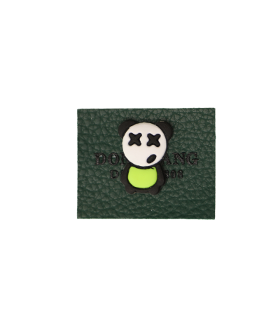 مارک لباس ترکیبی چرمی با طرح پاندا، مناسب دوخت روی پوشاک، قابل سفارشی‌سازی برای تولیدی‌ها