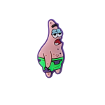 جیبیتز فانتزی طرح پاتریک، مناسب کفش کراکس و تزئین کیف کودکان