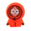 جیبیتز سیلیکونی با طرح Kenny McCormick، مناسب تزئین کفش کراکس، کیف و اکسسوری‌های طرفداران کارتون South Park