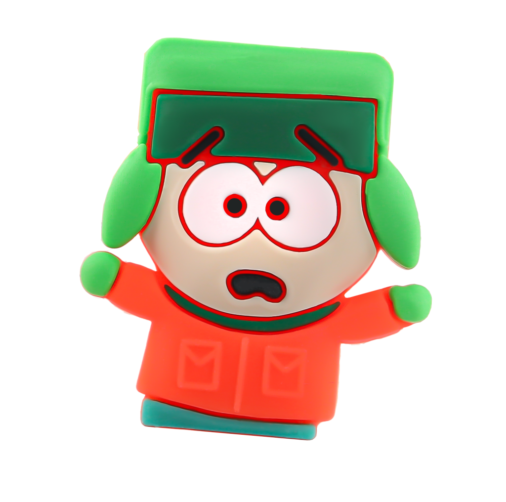 جیبیتز سیلیکونی با طرح Kyle Broflovski از کارتون South Park، مناسب تزئین کفش کراکس، کیف و اکسسوری‌های فانتزی