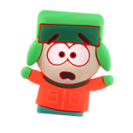 جیبیتز سیلیکونی با طرح Kyle Broflovski از کارتون South Park، مناسب تزئین کفش کراکس، کیف و اکسسوری‌های فانتزی