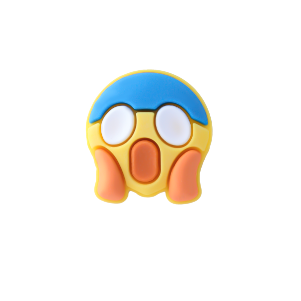 جیبیتز طرح استیکر چهره عینکی، مناسب تزئین کراکس، کیف و اکسسوری‌های شخصی