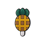 جیبیتز طرح بستنی آناناسی زرد، مناسب تزئین کراکس، کیف و اکسسوری‌های تابستانی