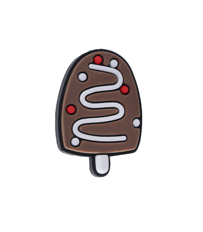 جیبیتز سیلیکونی طرح بستنی چوبی رنگی مناسب تزئین کفش کراکس، کیف و لوازم فانتزی کودکان