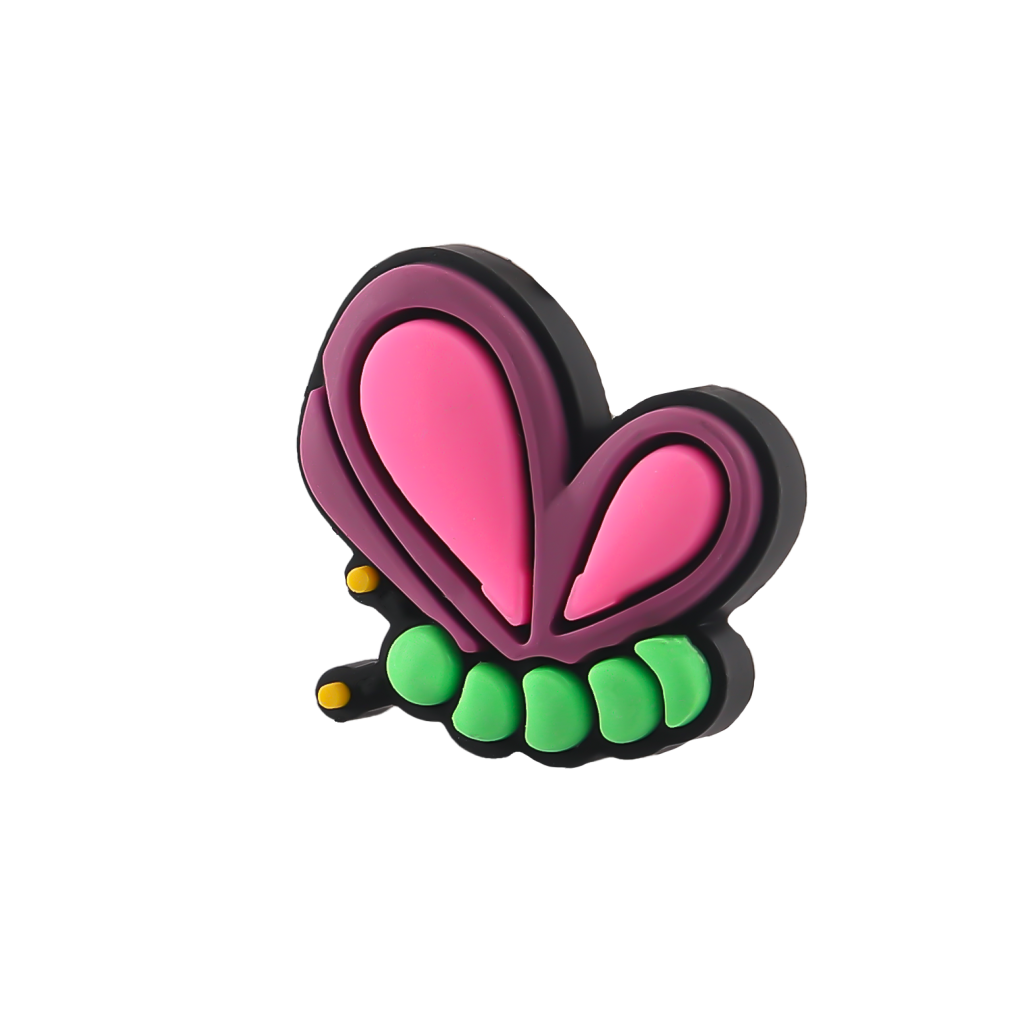 جیبیتز پروانه رنگی برای کفش کراکس