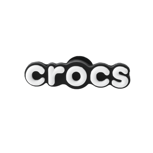 جیبیتز طرح لوگو crocs نصب شده روی کفش کراکس