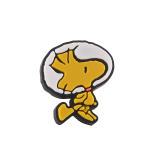 جیبیتز پرنده زرد اسنوپی مناسب تزئین پوشاک محصول برند کوهبر