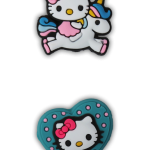 پک جیبیتز مگنتی طرح کیتی – دو عددی با طراحی سیلیکونی صورتی و فانتزی