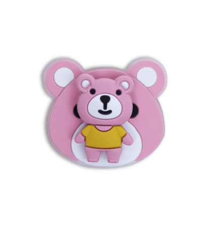 جیبیتز چرخشی طرح خرس صورتی