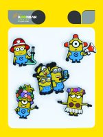 جیبیتز مینیون ۵ عددی برای تزئین کفش کراکس