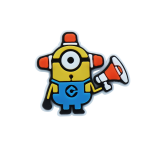 جیبیتز مینیون بلندگو به دست مناسب کفش کراکس و کیف، طرح فانتزی و کودکانه - برند کوهبر