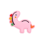 جیبیتز دایناسور صورتی محصول برند کوهبر