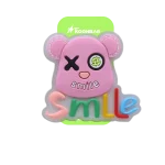 جیبیتز خرس چشم ضربدری smile روی لیبل