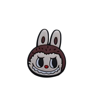 جیبیتز سر لبوبو – آویز چهره کارتونی فانتزی – مناسب برای کراکس و لباس کودکانه – محصول سیلیکونی از برند کوهبر