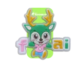 جیبیتز گوزن شاد روی لیبل